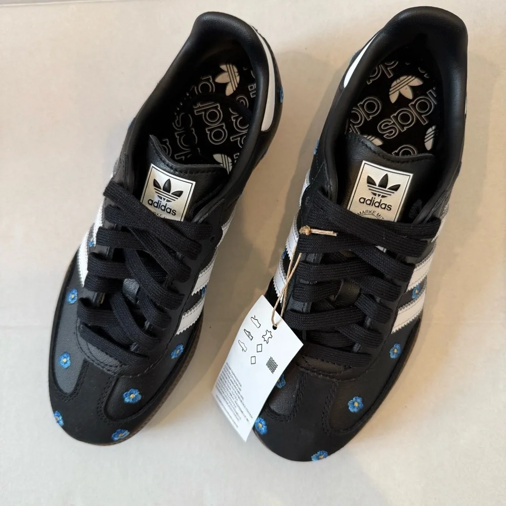 adidas Samba OG Sneakers | Floral Detail | Size 6 | NIB
